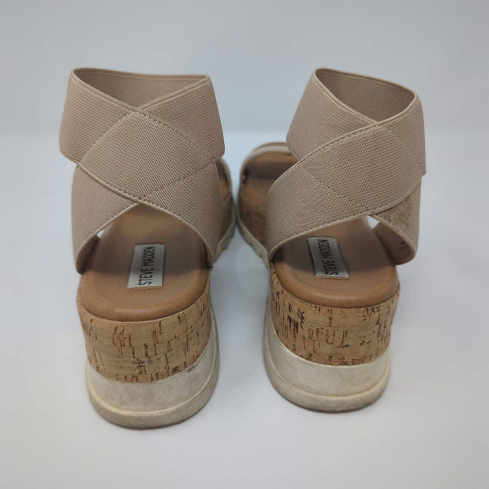 Steve Madden Nude/Tan Espadrilles Strap Womens Size 8 - Picture 5 of 8